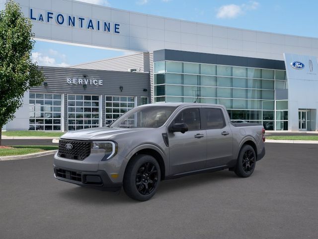 Gray Metallic 2025 Ford Maverick Lariat SuperCrew AWD Pickup Truck All-Wheel Drive 8-Speed Automatic