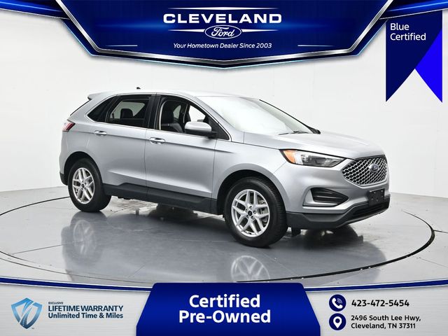 Silver Metallic 2024 Ford Edge SUV / Crossover All-Wheel Drive 8-Speed Automatic