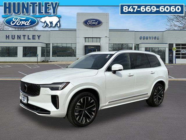 White 2025 Volvo XC90 B6 Plus Bright Theme 7-Passenger AWD SUV / Crossover All-Wheel Drive Automatic