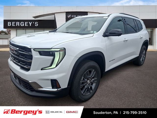 Summit White 2026 GMC Acadia SUV / Crossover Four-Wheel Drive 8-Speed Automatic