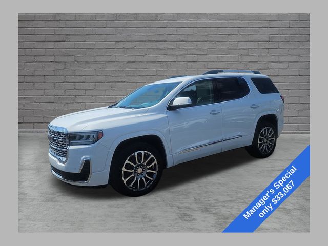 Summit White 2023 GMC Acadia SUV / Crossover Four-Wheel Drive 9-Speed Automatic