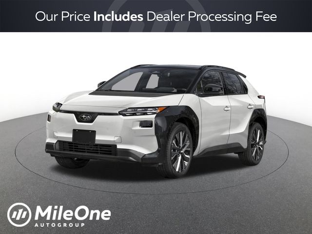 Cosmic White Pearl 2026 Subaru Solterra Premium AWD SUV / Crossover All-Wheel Drive 1-Speed Automatic