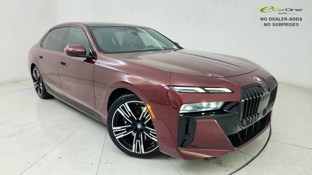 Aventurin Red Metallic 2023 BMW 7 Series 740i RWD Sedan Rear-Wheel Drive 8-Speed Automatic