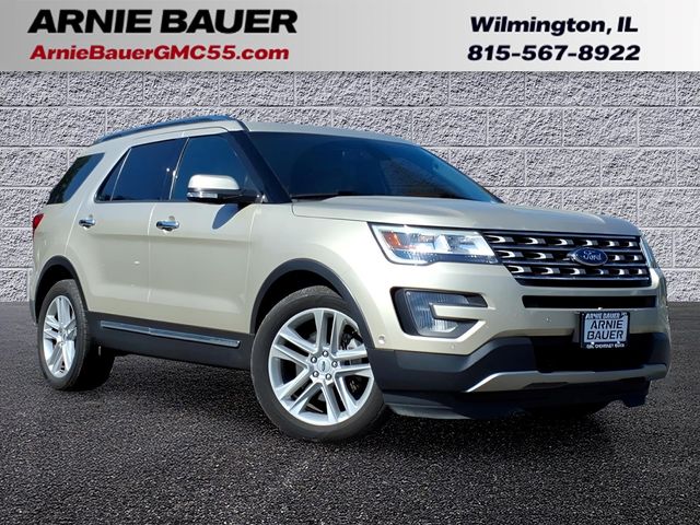 White Gold Metallic 2017 Ford Explorer SUV / Crossover Front-Wheel Drive 6-Speed Automatic