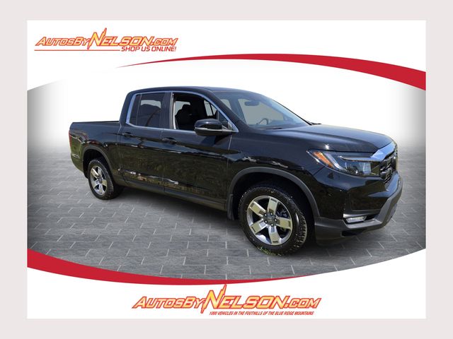 Black 2025 Honda Ridgeline RTL AWD Pickup Truck All-Wheel Drive 9-Speed Automatic