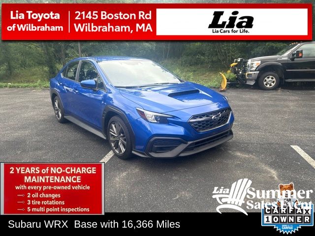 WR Blue Pearl 2024 Subaru WRX Sedan All-Wheel Drive 6-Speed Manual