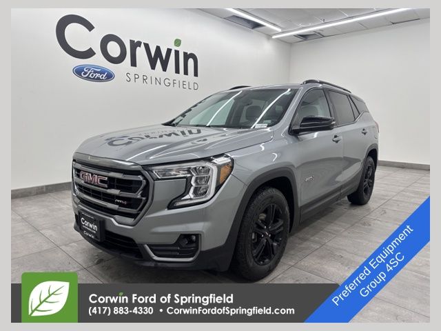 Sterling Metallic 2023 GMC Terrain AT4 AWD SUV / Crossover All-Wheel Drive 9-Speed Automatic