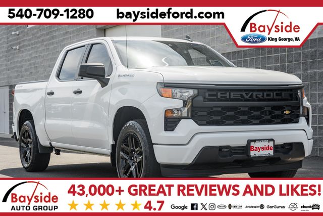 Summit White 2023 Chevrolet Silverado 1500 Pickup Truck Four-Wheel Drive 8-Speed Automatic