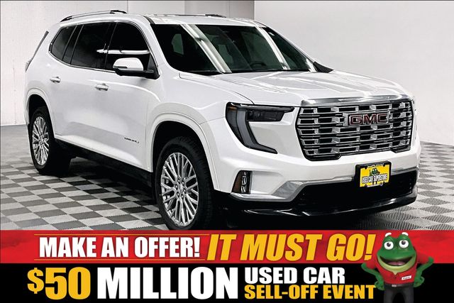 White Frost Tricoat 2024 GMC Acadia SUV / Crossover Four-Wheel Drive 8-Speed Automatic