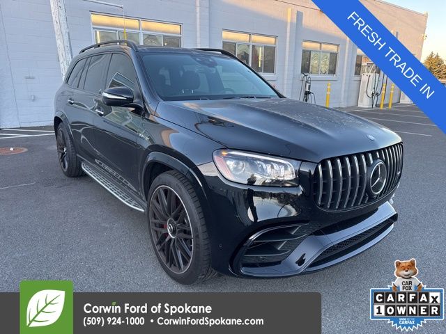 Obsidian Black Metallic 2026 Mercedes-Benz GLS AMG GLS 63 4MATIC SUV / Crossover All-Wheel Drive 9-Speed Automatic