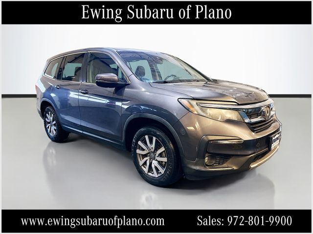 Gray (Modern Steel Metallic) 2021 Honda Pilot SUV / Crossover Front-Wheel Drive 9-Speed Automatic