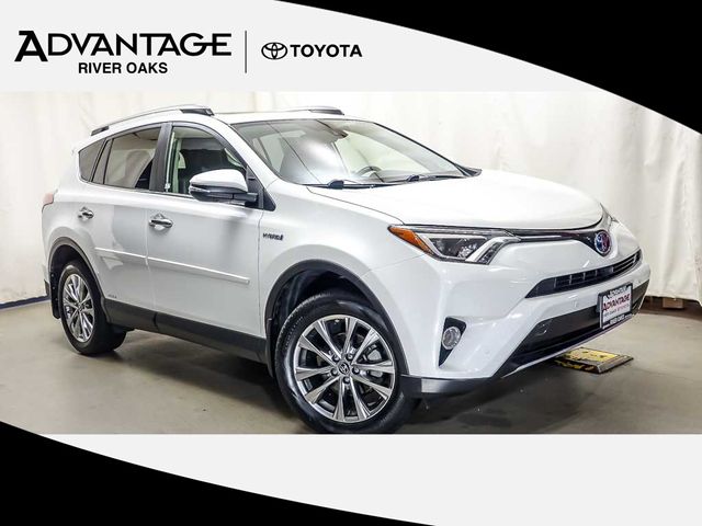 White (Blizzard Pearl) 2017 Toyota RAV4 Hybrid SUV / Crossover All-Wheel Drive Continuously Variable Transmission