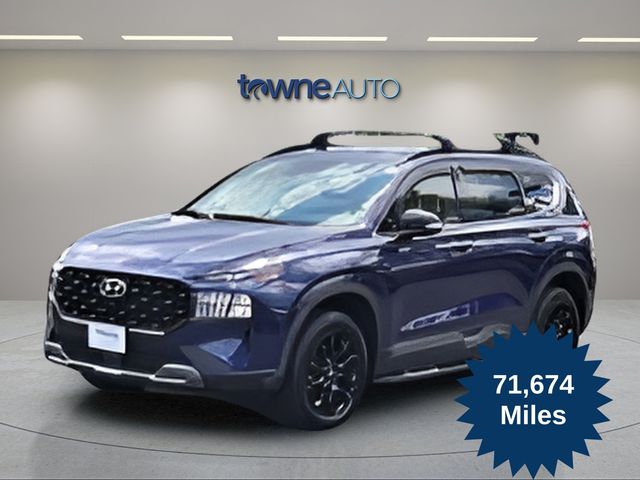 Stormy Blue 2022 Hyundai Santa Fe SUV / Crossover All-Wheel Drive 8-Speed Automatic