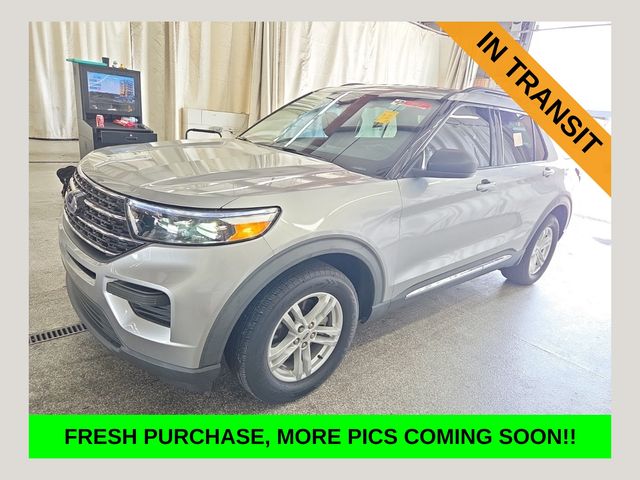 Silver Metallic 2021 Ford Explorer SUV / Crossover Rear-Wheel Drive Automatic