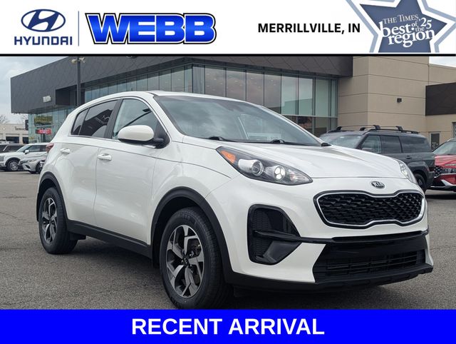 Clear White 2021 Kia Sportage LX FWD SUV / Crossover Front-Wheel Drive 6-Speed Automatic Overdrive