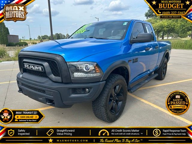 Hydro Blue Pearlcoat 2020 RAM 1500 Pickup Truck Four-Wheel Drive 8-Speed Automatic