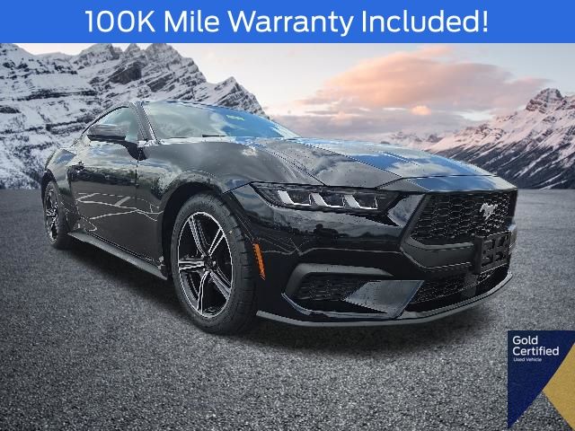Shadow Black 2024 Ford Mustang EcoBoost Premium Fastback RWD Coupe Rear-Wheel Drive Automatic