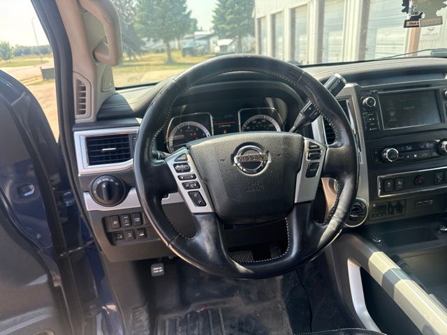 2019 Deep Blue Pearl Nissan Titan PRO-4X 4X4 Truck