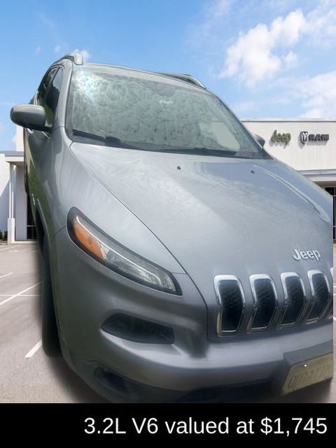 Billet Silver Metallic Clearcoat 2016 Jeep Cherokee SUV / Crossover Four-Wheel Drive 9-Speed Automatic