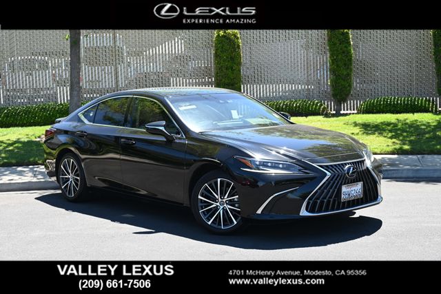 Black (Obsidian) 2024 Lexus ES Hybrid 300h FWD Sedan Front-Wheel Drive Continuously Variable Transmission