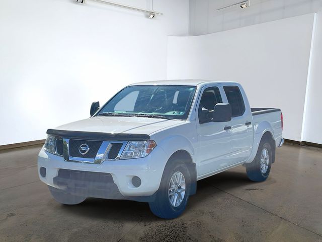 Glacier White 2019 Nissan Frontier Pickup Truck Four-Wheel Drive 5-Speed Automatic Overdrive