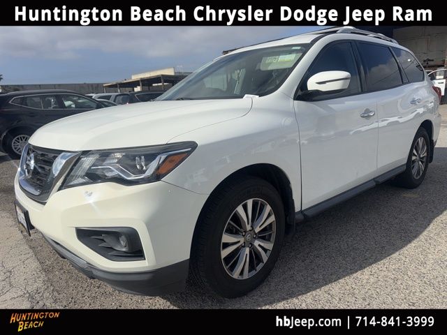 Glacier White 2020 Nissan Pathfinder S FWD SUV / Crossover Front-Wheel Drive Continuously Variable Transmission