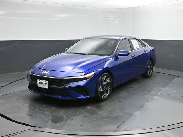 Intense Blue 2024 Hyundai Elantra Sedan Front-Wheel Drive Continuously Variable Transmission