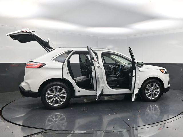 2022 Ford Edge Titanium White at DeMontrond Auto Country