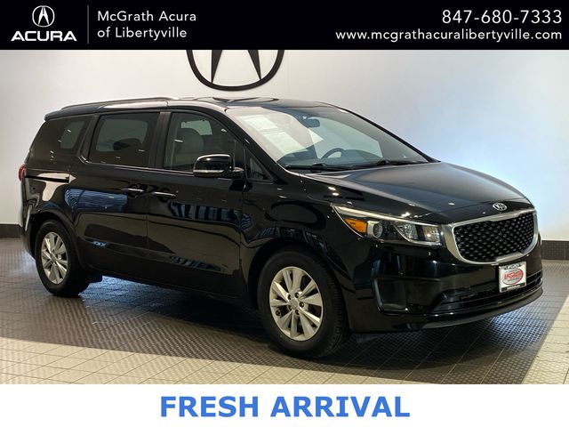 Aurora Black 2017 Kia Sedona LX Minivan Front-Wheel Drive 6-Speed Automatic