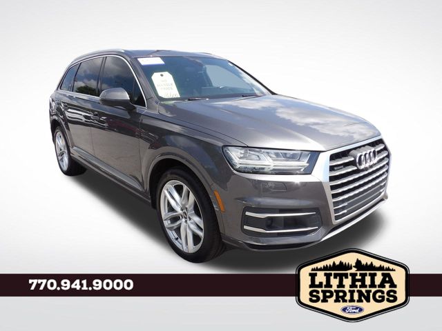 Gray Metallic 2018 Audi Q7 SUV / Crossover All-Wheel Drive 8-Speed Automatic