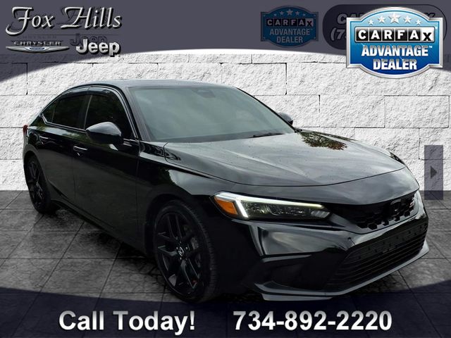Crystal Black Pearl 2022 Honda Civic Sedan Front-Wheel Drive 6-Speed Manual