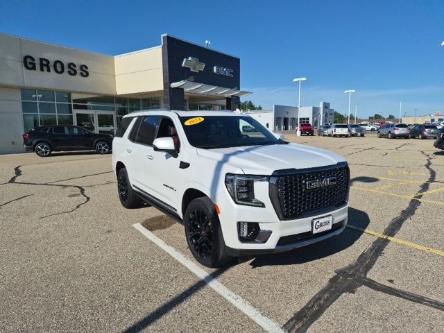 White Frost Tricoat 2024 GMC Yukon Denali Ultimate 4WD SUV / Crossover Four-Wheel Drive