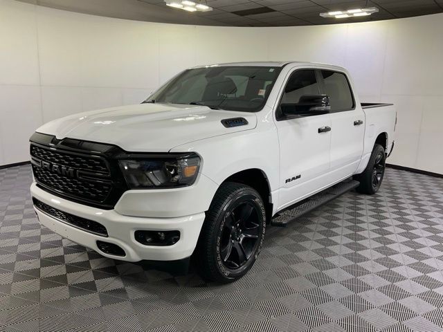 Bright White Clearcoat 2023 RAM 1500 Pickup Truck Four-Wheel Drive 8-Speed Automatic