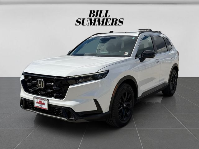 White 2025 Honda CR-V Hybrid Sport-L AWD SUV / Crossover All-Wheel Drive Continuously Variable Transmission