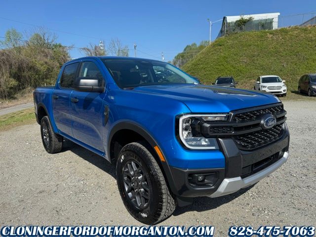 Velocity Blue Metallic 2026 Ford Ranger XLT SuperCrew 4WD Pickup Truck Four-Wheel Drive Automatic