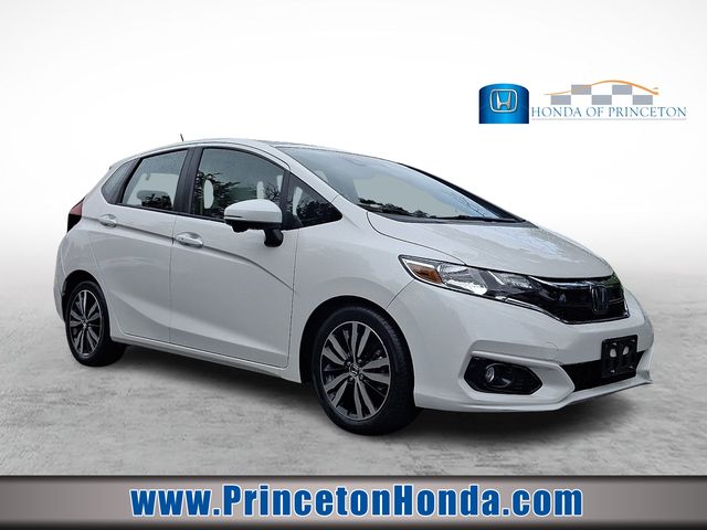 Platinum White Pearl 2019 Honda Fit Hatchback Front-Wheel Drive Continuously Variable Transmission