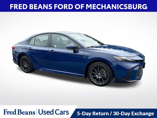 Reservoir Blue 2025 Toyota Camry Sedan All-Wheel Drive Continuously Variable Transmission