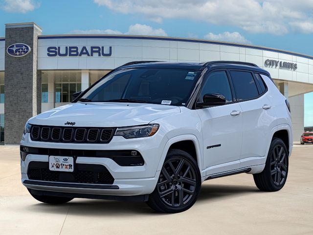 Bright White Clearcoat 2025 Jeep Compass Limited 4WD SUV / Crossover Four-Wheel Drive 8-Speed Automatic