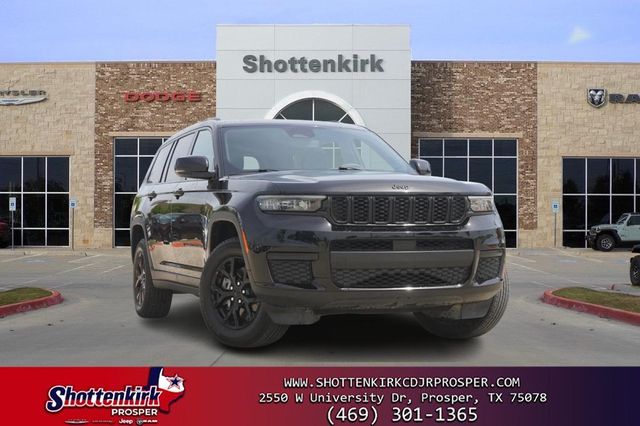 Diamond Black Crystal Pearlcoat 2024 Jeep Grand Cherokee L Altitude 4WD SUV / Crossover Four-Wheel Drive 8-Speed Automatic