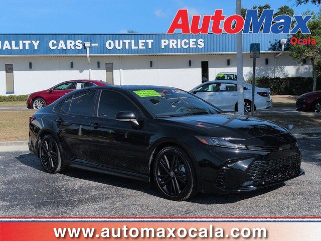 Midnight Black Metallic 2026 Toyota Camry Sedan Front-Wheel Drive Continuously Variable Transmission
