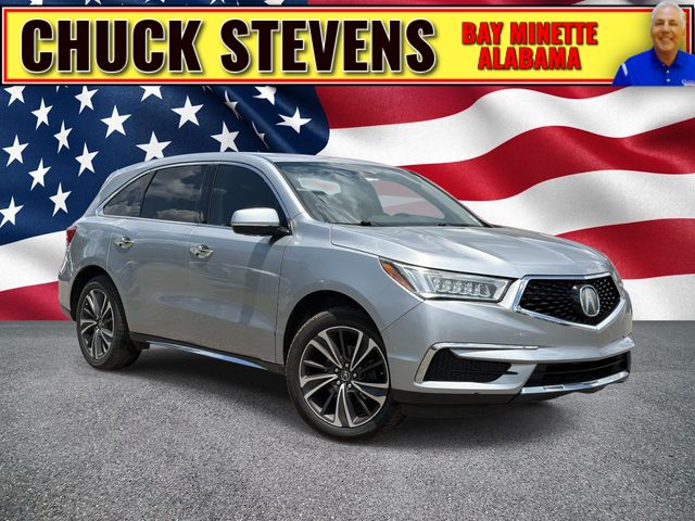 Lunar Silver Metallic 2020 Acura MDX FWD with Technology Package SUV / Crossover Front-Wheel Drive 9-Speed Automatic