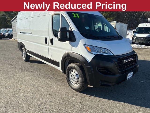 Bright White Clearcoat 2023 RAM ProMaster 2500 159 High Roof Cargo Van FWD Van Front-Wheel Drive 9-Speed Automatic