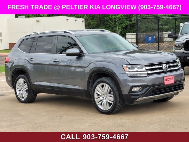 Platinum Gray Metallic 2019 Volkswagen Atlas SE FWD with Technology SUV / Crossover Front-Wheel Drive 8-Speed Automatic