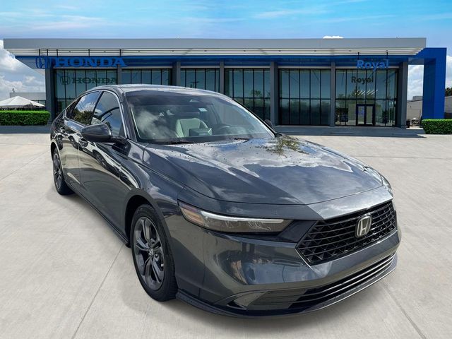 Meteorite Gray Metallic 2023 Honda Accord Sedan Front-Wheel Drive Continuously Variable Transmission