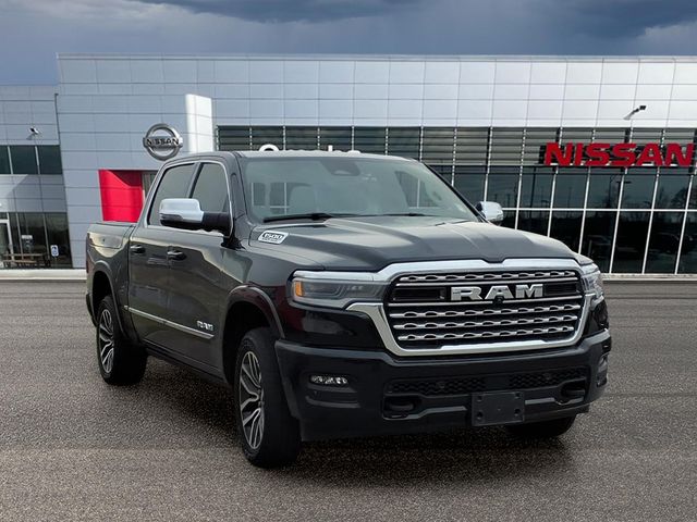 Diamond Black Crystal Pearlcoat 2025 RAM 1500 Limited Crew Cab 4WD Pickup Truck Four-Wheel Drive 8-Speed Automatic