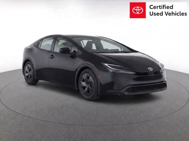 Midnight Black Metallic 2024 Toyota Prius Hatchback Front-Wheel Drive Continuously Variable Transmission