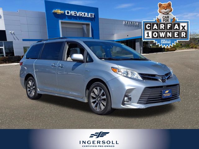Celestial Silver Metallic 2020 Toyota Sienna Minivan All-Wheel Drive 8-Speed Automatic