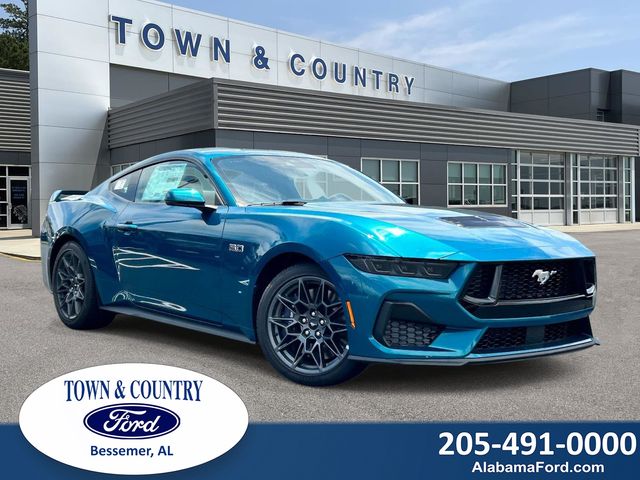 Adriatic Blue Metallic 2026 Ford Mustang Coupe Rear-Wheel Drive Automatic