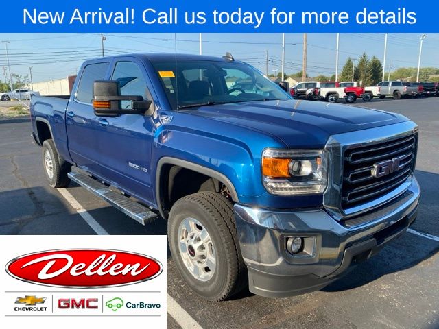 Stone Blue Metallic 2016 GMC Sierra 2500HD Pickup Truck Four-Wheel Drive 6-Speed Automatic Overdrive