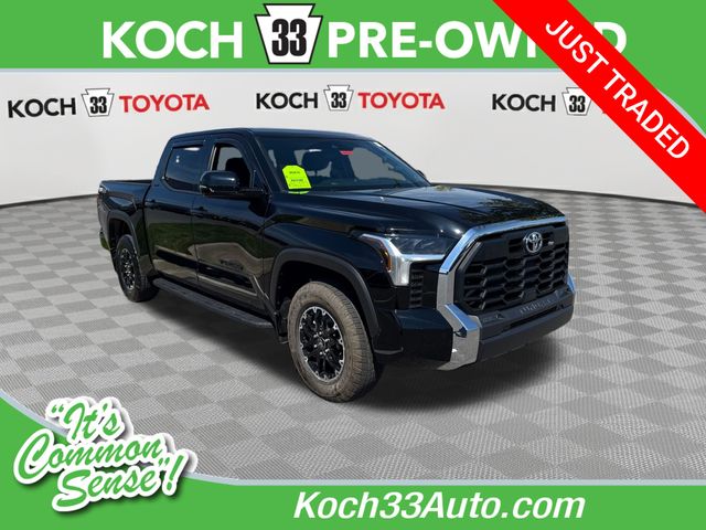 Midnight Black Metallic 2025 Toyota Tundra Pickup Truck Four-Wheel Drive Automatic
